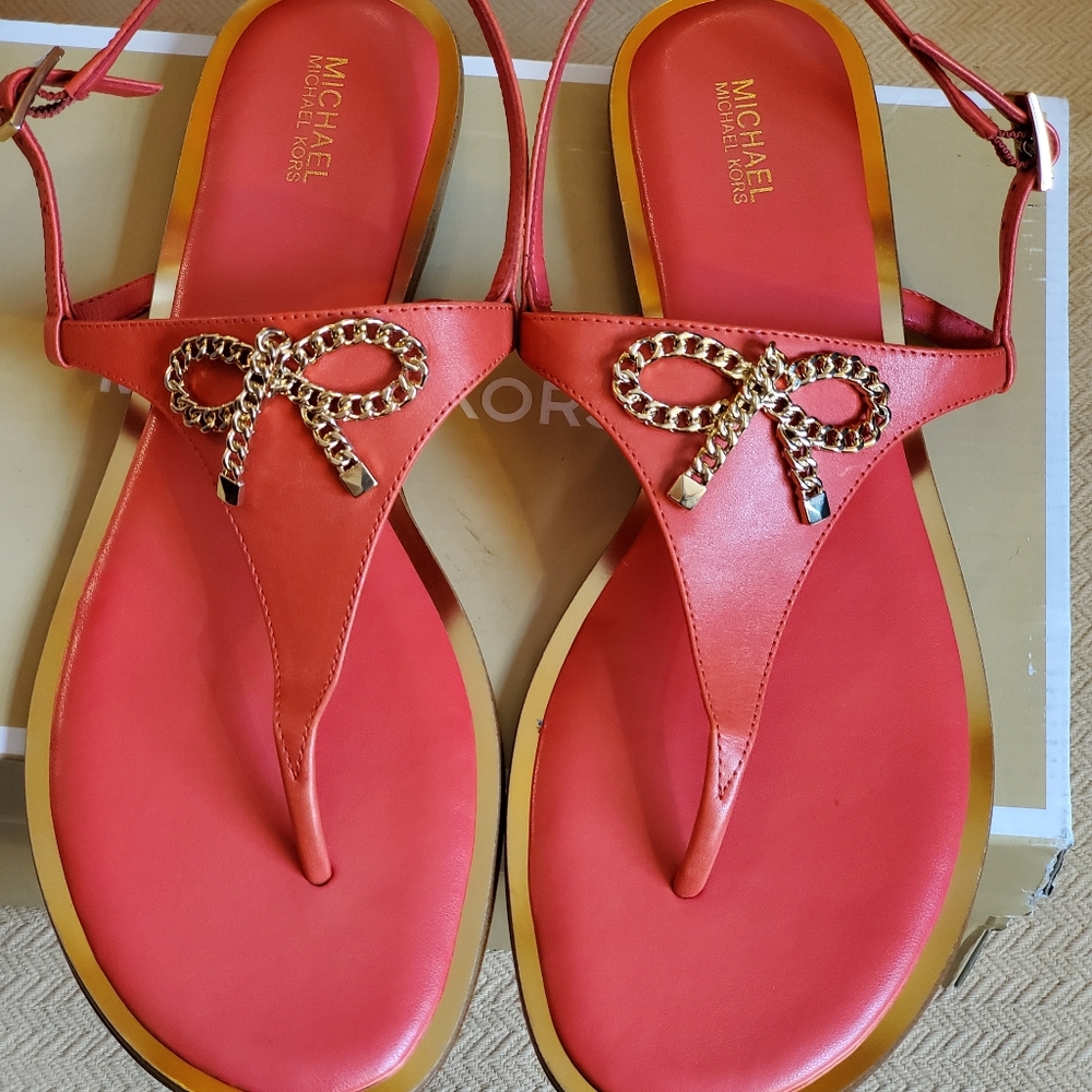 Michael Kors Posey flat thong sandals